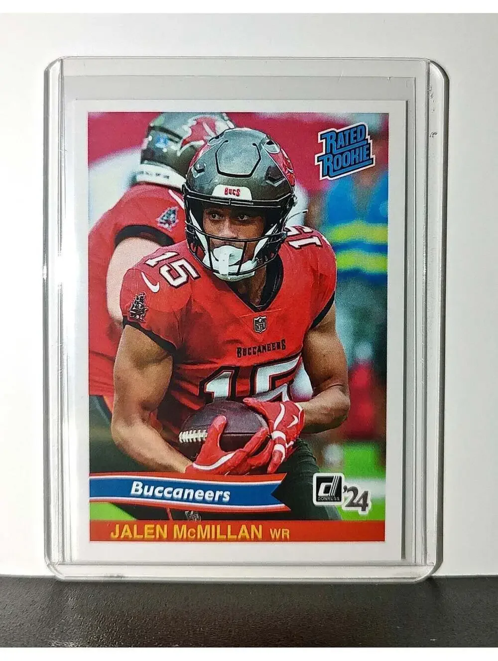 Jalen McMillan Rookie 2024 Panini Rated Rookie Retro NFL #32 Buccaneers 1 of 890